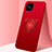 Coque Ultra Fine Silicone Souple Housse Etui avec Support Bague Anneau Aimante Magnetique A03 pour Oppo A92s 5G Rouge