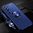 Coque Ultra Fine Silicone Souple Housse Etui avec Support Bague Anneau Aimante Magnetique A04 pour Xiaomi Mi 10 Ultra Bleu
