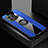Coque Ultra Fine Silicone Souple Housse Etui avec Support Bague Anneau Aimante Magnetique A06 pour Xiaomi Mi 11 Pro 5G Bleu