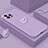 Coque Ultra Fine Silicone Souple Housse Etui avec Support Bague Anneau Aimante Magnetique A07 pour Apple iPhone 15 Pro Violet
