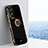 Coque Ultra Fine Silicone Souple Housse Etui avec Support Bague Anneau Aimante Magnetique A10 pour Xiaomi Mi 12X 5G Noir