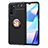 Coque Ultra Fine Silicone Souple Housse Etui avec Support Bague Anneau Aimante Magnetique JM1 pour Oppo A54s Petit