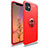 Coque Ultra Fine Silicone Souple Housse Etui avec Support Bague Anneau Aimante Magnetique pour Apple iPhone 11 Rouge