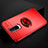 Coque Ultra Fine Silicone Souple Housse Etui avec Support Bague Anneau Aimante Magnetique pour Oppo RX17 Pro Rouge