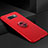 Coque Ultra Fine Silicone Souple Housse Etui avec Support Bague Anneau Aimante Magnetique pour Samsung Galaxy S10 Rouge