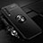 Coque Ultra Fine Silicone Souple Housse Etui avec Support Bague Anneau Aimante Magnetique pour Vivo Y20i India Noir