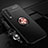 Coque Ultra Fine Silicone Souple Housse Etui avec Support Bague Anneau Aimante Magnetique pour Vivo Y20i India Petit
