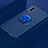 Coque Ultra Fine Silicone Souple Housse Etui avec Support Bague Anneau Aimante Magnetique pour Xiaomi Mi A3 Bleu