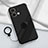 Coque Ultra Fine Silicone Souple Housse Etui avec Support Bague Anneau Aimante Magnetique S04 pour Xiaomi Redmi Note 13 5G Noir