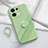 Coque Ultra Fine Silicone Souple Housse Etui avec Support Bague Anneau Aimante Magnetique S04 pour Xiaomi Redmi Note 13 5G Pastel Vert