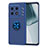 Coque Ultra Fine Silicone Souple Housse Etui avec Support Bague Anneau Aimante Magnetique SD1 pour OnePlus 10 Pro 5G Bleu