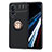 Coque Ultra Fine Silicone Souple Housse Etui avec Support Bague Anneau Aimante Magnetique SD1 pour Oppo A38 Petit