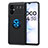 Coque Ultra Fine Silicone Souple Housse Etui avec Support Bague Anneau Aimante Magnetique SD1 pour Xiaomi Poco M4 5G Bleu et Noir