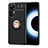 Coque Ultra Fine Silicone Souple Housse Etui avec Support Bague Anneau Aimante Magnetique SD2 pour Xiaomi Mi 12T 5G Or et Noir