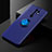 Coque Ultra Fine Silicone Souple Housse Etui avec Support Bague Anneau Aimante Magnetique SD2 pour Xiaomi Redmi 9 Prime India Bleu