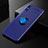 Coque Ultra Fine Silicone Souple Housse Etui avec Support Bague Anneau Aimante Magnetique SD2 pour Xiaomi Redmi 9AT Bleu