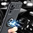 Coque Ultra Fine Silicone Souple Housse Etui avec Support Bague Anneau Aimante Magnetique SD2 pour Xiaomi Redmi Note 10 4G Petit