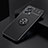 Coque Ultra Fine Silicone Souple Housse Etui avec Support Bague Anneau Aimante Magnetique SD2 pour Xiaomi Redmi Note 11T Pro 5G Noir