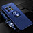 Coque Ultra Fine Silicone Souple Housse Etui avec Support Bague Anneau Aimante Magnetique SD3 pour OnePlus 11 5G Bleu