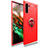 Coque Ultra Fine Silicone Souple Housse Etui avec Support Bague Anneau Aimante Magnetique T01 pour Samsung Galaxy Note 10 Rouge