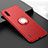 Coque Ultra Fine Silicone Souple Housse Etui avec Support Bague Anneau Aimante Magnetique T05 pour Xiaomi Mi A3 Rouge