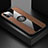 Coque Ultra Fine Silicone Souple Housse Etui avec Support Bague Anneau Aimante Magnetique T06 pour Apple iPhone 11 Pro Petit