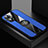 Coque Ultra Fine Silicone Souple Housse Etui avec Support Bague Anneau Aimante Magnetique X01L pour Oppo F21s Pro 5G Bleu