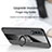 Coque Ultra Fine Silicone Souple Housse Etui avec Support Bague Anneau Aimante Magnetique X01L pour Samsung Galaxy A70S Petit