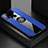 Coque Ultra Fine Silicone Souple Housse Etui avec Support Bague Anneau Aimante Magnetique X01L pour Samsung Galaxy M31 Bleu