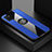 Coque Ultra Fine Silicone Souple Housse Etui avec Support Bague Anneau Aimante Magnetique X01L pour Samsung Galaxy Note 10 Lite Bleu