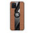 Coque Ultra Fine Silicone Souple Housse Etui avec Support Bague Anneau Aimante Magnetique X01L pour Samsung Galaxy Note 10 Lite Petit