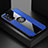 Coque Ultra Fine Silicone Souple Housse Etui avec Support Bague Anneau Aimante Magnetique X01L pour Samsung Galaxy Note 20 5G Bleu