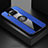 Coque Ultra Fine Silicone Souple Housse Etui avec Support Bague Anneau Aimante Magnetique X01L pour Xiaomi Mi 10T Lite 5G Bleu