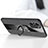 Coque Ultra Fine Silicone Souple Housse Etui avec Support Bague Anneau Aimante Magnetique X01L pour Xiaomi Redmi Note 10S 4G Petit