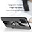 Coque Ultra Fine Silicone Souple Housse Etui avec Support Bague Anneau Aimante Magnetique X02L pour Samsung Galaxy Note 10 Lite Petit