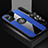 Coque Ultra Fine Silicone Souple Housse Etui avec Support Bague Anneau Aimante Magnetique X03L pour Realme GT Neo3 5G Bleu