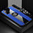 Coque Ultra Fine Silicone Souple Housse Etui avec Support Bague Anneau Aimante Magnetique X03L pour Samsung Galaxy S20 5G Bleu