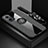 Coque Ultra Fine Silicone Souple Housse Etui avec Support Bague Anneau Aimante Magnetique X03L pour Xiaomi Redmi 11 Prime 5G Gris