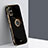Coque Ultra Fine Silicone Souple Housse Etui avec Support Bague Anneau Aimante Magnetique XL1 pour Samsung Galaxy A51 4G Petit