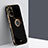 Coque Ultra Fine Silicone Souple Housse Etui avec Support Bague Anneau Aimante Magnetique XL1 pour Samsung Galaxy S20 Plus 5G Noir
