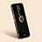 Coque Ultra Fine Silicone Souple Housse Etui avec Support Bague Anneau Aimante Magnetique XL1 pour Xiaomi Redmi 9 Prime India Noir