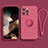 Coque Ultra Fine Silicone Souple Housse Etui avec Support Bague Anneau Aimante Magnetique YK1 pour Apple iPhone 13 Pro Petit