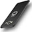 Coque Ultra Fine Silicone Souple Housse Etui avec Support Bague Anneau pour Samsung Galaxy A3 Duos SM-A300F Noir