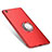 Coque Ultra Fine Silicone Souple Housse Etui avec Support Bague Anneau pour Xiaomi Redmi Note 5A Standard Edition Rouge