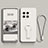 Coque Ultra Fine Silicone Souple Housse Etui avec Support pour OnePlus 11R 5G Blanc