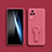 Coque Ultra Fine Silicone Souple Housse Etui avec Support pour Xiaomi Poco F4 5G Rose Rouge