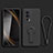 Coque Ultra Fine Silicone Souple Housse Etui avec Support pour Xiaomi Poco F5 Pro 5G Noir