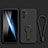 Coque Ultra Fine Silicone Souple Housse Etui avec Support pour Xiaomi Redmi Note 10 4G Noir