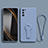 Coque Ultra Fine Silicone Souple Housse Etui avec Support pour Xiaomi Redmi Note 10T 5G Gris Lavende