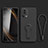Coque Ultra Fine Silicone Souple Housse Etui avec Support S01 pour Xiaomi Mi 12 Lite NE 5G Noir